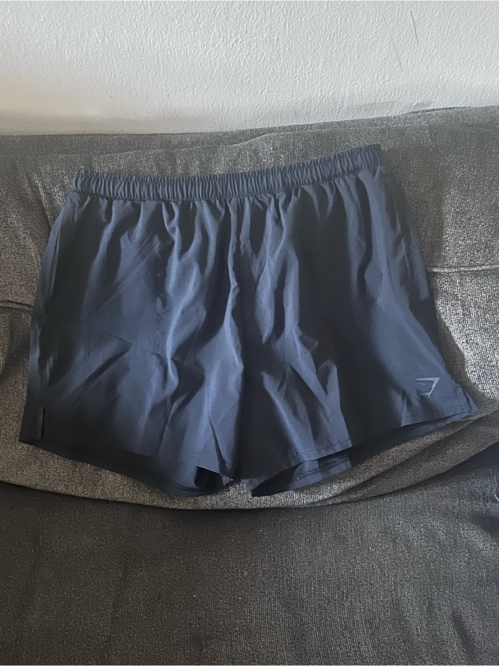 Gymshark 5” black gym shorts